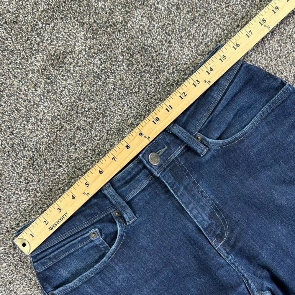 Du/er L2X Relaxed Tapered Performance Denim Jeans Mens 32x34 Casual Dark Wash - Picture 11 of 15